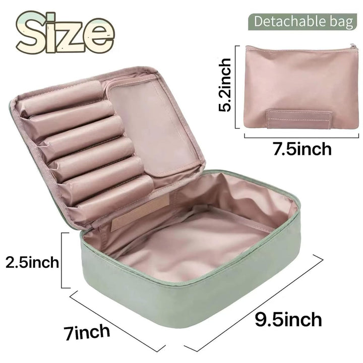 Travel Makeup Bag Cosmetic Bag Makeup Bag Toiletry Bag for Women and Men (Green)