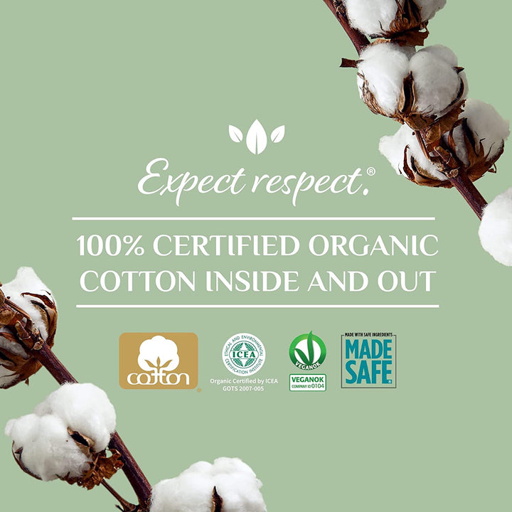 100% Organic Cotton Balls for Sensitive Skin, 100 Count
