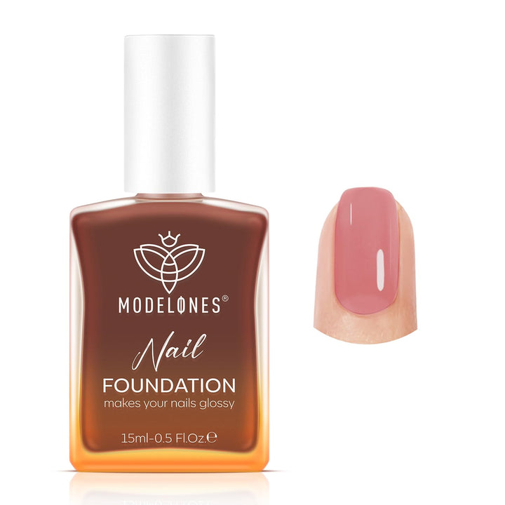 Nail Strengthener, Milky White Nail Polish Natural Nail Concealer Foundation Air Dry Nail Growth Polish for Damaged Nails Imperfection Masking Gifts for Women 15Ml