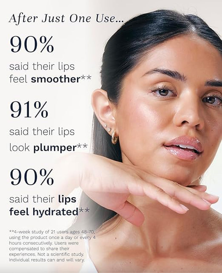 City Lips Clear - Plumping Lip Gloss - Hydrate & Volumize - High Shine Lip Plumper - Hyaluronic Acid & Peptides Visibly Smooth Lip Wrinkles - Cruelty-Free