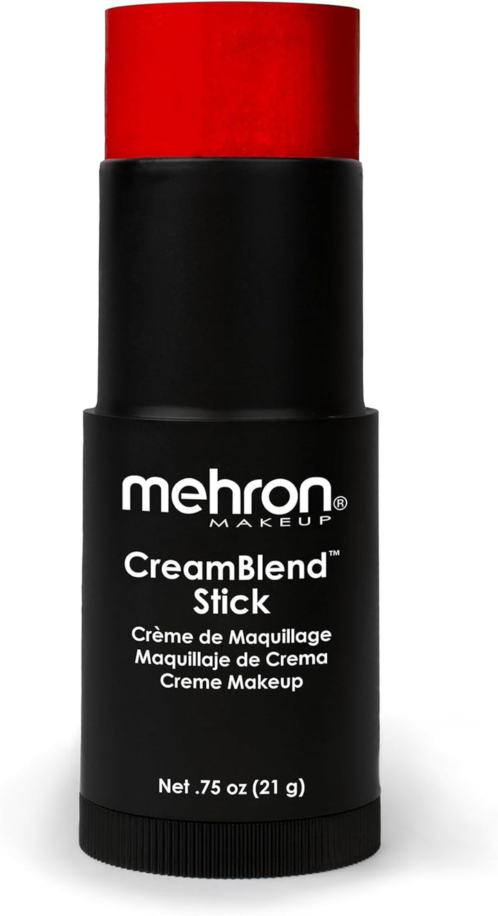 Makeup Creamblend Stick | Face Paint, Body Paint, & Foundation Cream Makeup | Perfect for Halloween .75 Oz (21 G) (White)
