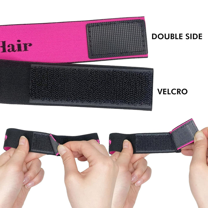 Lace Melting Spray for Glueless Wigs Lace Bond Melting Spray Bond Adhesive Wig Glue Spray (Melting Spray/1 Band/1 Brush)