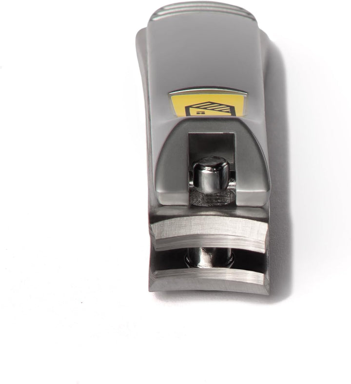 Ultra Sharp Nail Clippers Set - 2 Pack Stainless Steel Fingernail & Toenail Trimmers with Built-In Nail File for Women & Seniors (Silver)