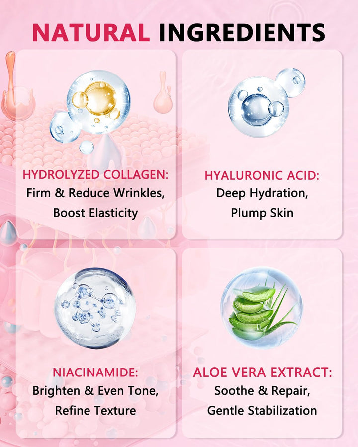 3 in 1 Forehead, Smile Line & under Eye Wrinkle Patches, Overnight Facial Wrinkle Treatment with Hyaluronic Acid, Collagen to Lift Lines for Women, 60 Patches