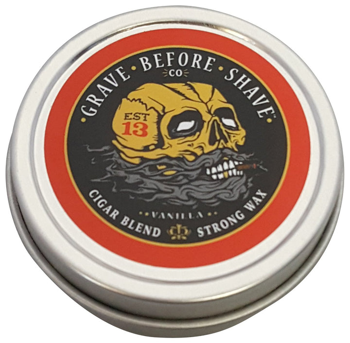 Fisticuffs Strong Hold Mustache Wax Gentlemen'S Blend 1 OZ. Tin
