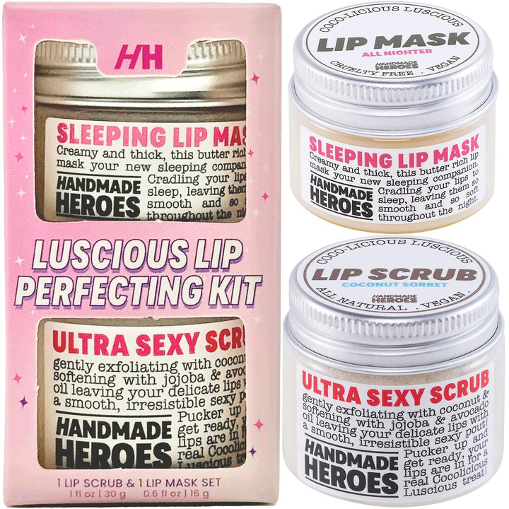 100% Natural Lip Butter Sleeping Lip Mask, Overnight Lip Moisturizer and Conditioner for Dry Lips. Intensive Lip Balm and Lip Therapy Skin Care with Mango Butter (Original All Nighter)