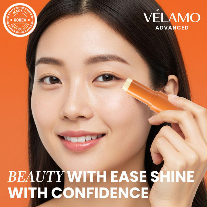 Retinol Eye Balm Stick: Made in Korea, Travel Essentials, Upgraded 8-In-1 Formula with Collagen, Niacinamide & Peptides – under Eye Cream for Dark Circles, Puffiness & Wrinkles 0.35Oz