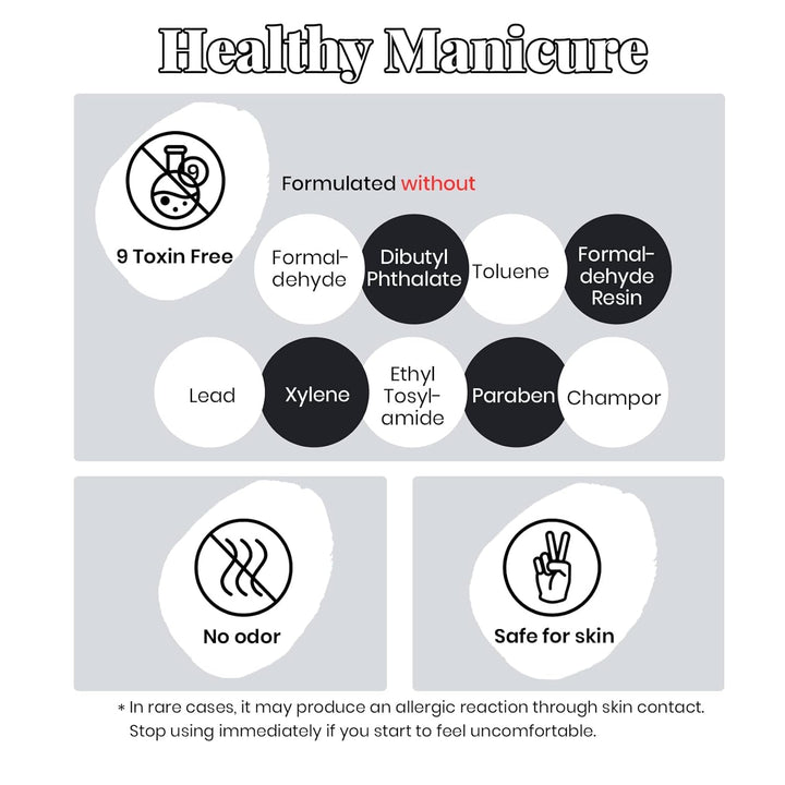 Beetles White Gel Nail Polish Black Gel Polish Kit 2 Pcs 15Ml Black and White Polish French Nails Soak off Led Nails Art Manicure Salon Diy at Home