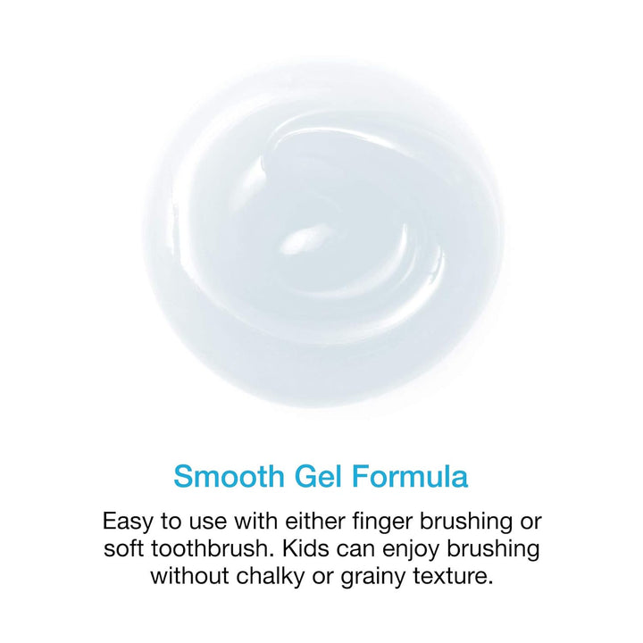 Natural Baby Fluoride Free Kids Toothpaste Gel - Safe to Swallow Infant Toddler Tooth Paste, 2.8 Oz, Babies Ting, Ages 6 to 12 Months and up Vitamin C Watermelon Toothpaste for Kids 0-6 Years