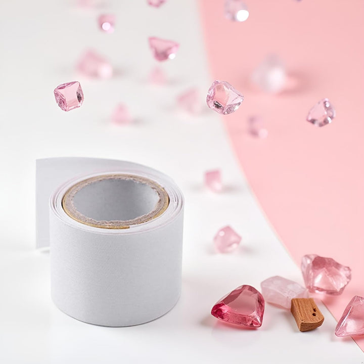 White Strong Nail Protector Fiberglass Wrap for UV Gel Acrylic Nails Self Adhesive Fiberglass Abd Silk Wrap Nail Art Tool Silk Clean Self Adhesive anti Damage DIY Gifts