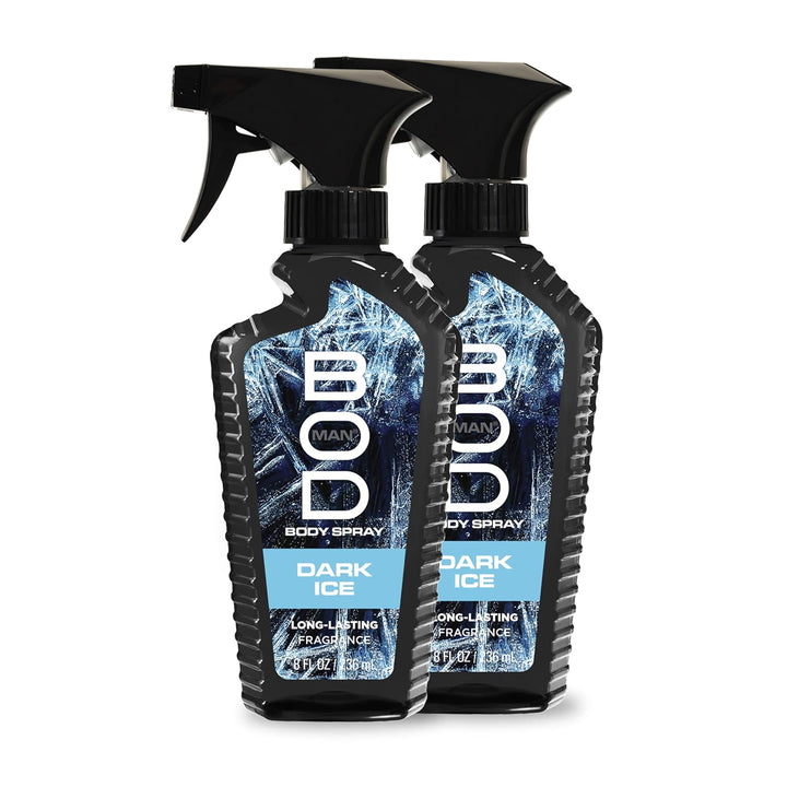 Fragrance Body Spray, Black, 8 Fl Oz (Pack of 2)