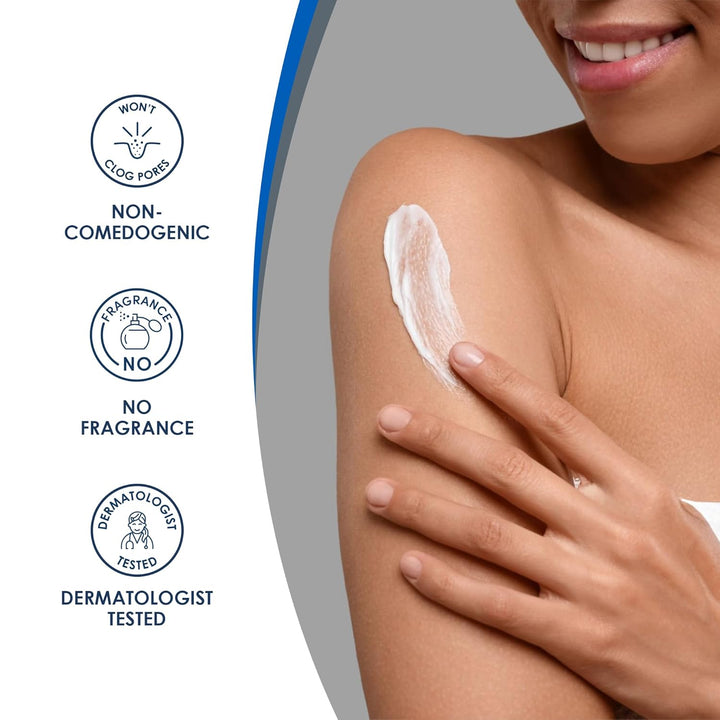 Moisturizing Skin Cream with Pump Dispenser - 16 Fl Oz (1 Lb) - Moisturizer Formulated without Common Irritants for Those with Sensitive Skin