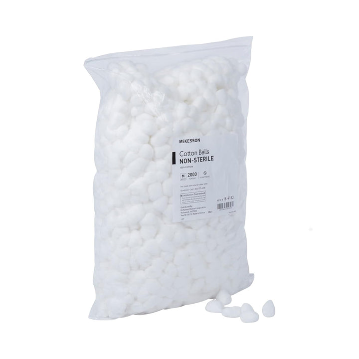 Cotton Balls [2000 Count] Bulk, 100% Pure Cotton Balls for Face, Nail Polish Remover, Makeup, Medium