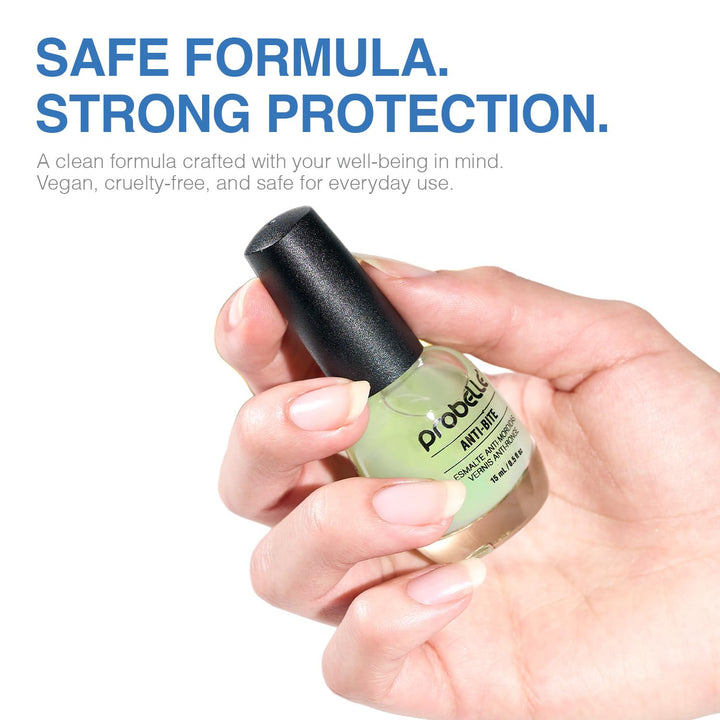 Anti-Bite, Nail Biting Treatment for Kids & Adults to Quit Habit, No Bite Nail Polish Deterrent, Thumb Guard & Prevents Finger Sucking, Bitter Taste Nail Care, for Ages 3+, 0.5 Fl Oz (15 Ml)