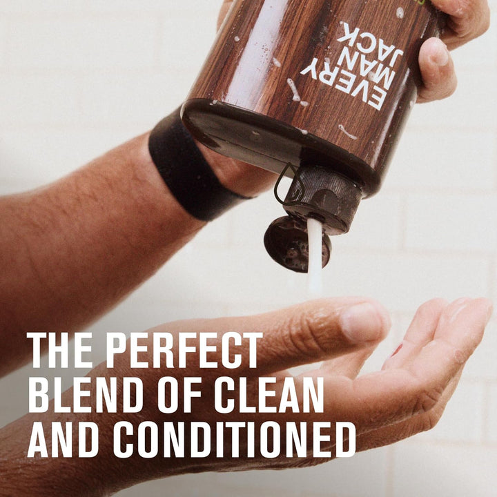 2-In-1 Tea Tree + Cedar Shampoo + Conditioner - Thicken, Cleanse, and Hydrate Hair with Coconut, Aloe, Tea Tree Oil - Naturally Derived and No Harmful Chemicals - 24Oz -1 Bottle