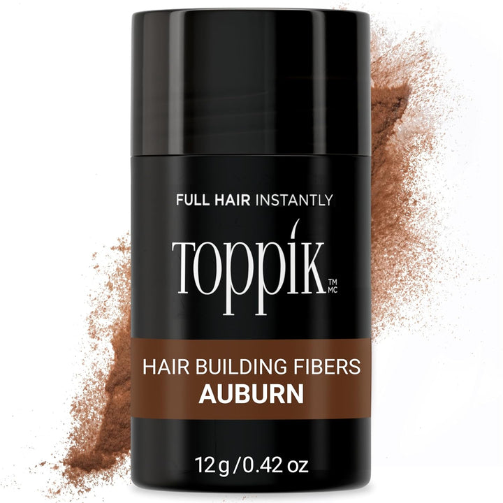 Toppik Hair Building Fibers, Fill in Fine or Thinning Hair Instantly Thicker, Fuller Looking Hair 9 Shades,4 Size Options