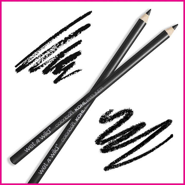 Color Icon Kohl Eyeliner Pencil - Rich Hyper-Pigmented Color, Smooth Creamy Application, Long-Wearing Matte Finish Versatility, Cruelty-Free - Baby'S Got Black
