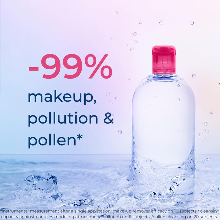 - Sensibio - H2O Micellar Water - Makeup Remover Cleanser - Face Cleanser for Sensitive Skin