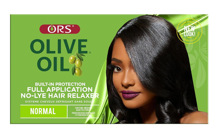 Olive Oil Built-In Protection Full Application No-Lye Hair Relaxer Normal Strength (Pack of 1)