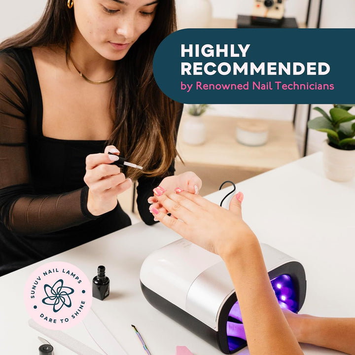 SUN3 Professional UV Light for Gel Nails, LED Nail Lamp for Gel Polish with 4-Timer and Sensor, 39 PCS LED Beads, UV Dryer for Salon Home Gift for Woman Mom Girl