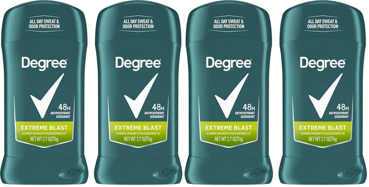Men Original Protection Antiperspirant Deodorant Extreme Blast Twin Pack 48-Hour Sweat and Odor Protection Antiperspirant for Men 2.7 Oz