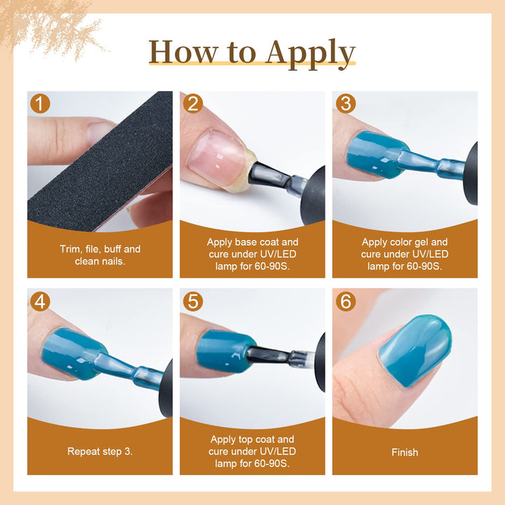 60 PCS Gel Nail Polish Set with 5 Bottles of Base and Glossy Matte Top Coat Soak off Gel Nail Set Suitable for All Seasons Gifts