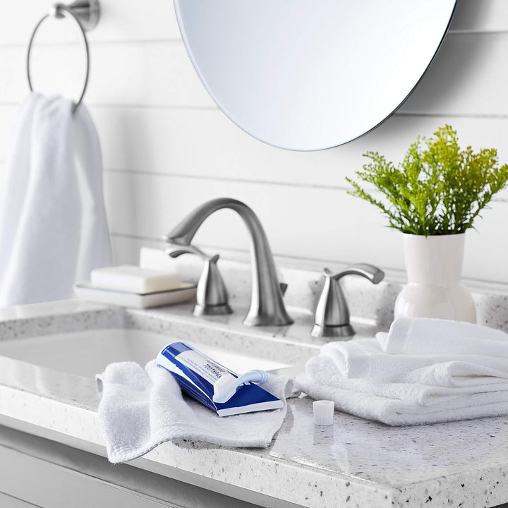 Cotton Washcloths, Quick-Dry, 12" X 12", 12-Pack, White