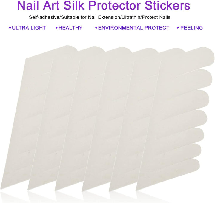 Silk Nail Wrap, Self Adhesive Reinforce Wrapping Gel Protector Stickers for Split Nail Repair, Damaged and Broken Nails