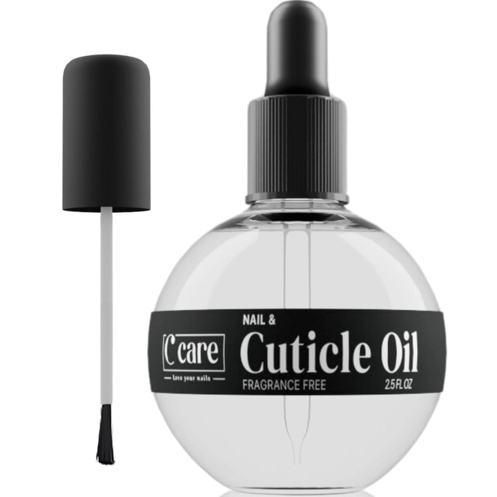 Sweet Almond Cuticle Oil for Nails - Repairs Cuticles Overnight - Moisturizes and Strengthens Nails and Cuticles - Dropper & Brush Included - 2.5Oz