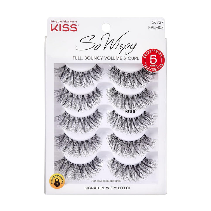so Wispy, False Eyelashes, 'Style #11', 12Mm, Includes 5 Pairs of Lashes, Easy to Apply, Reusable Lash Clusters