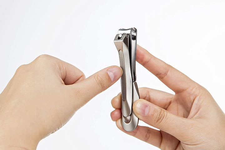 - Takumi No Waza - Stainless Steel Nail Clipper (G-1205) - Built-In Nail File - Made in Japan