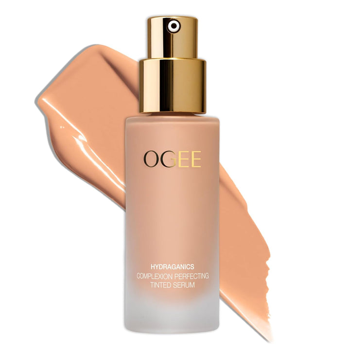 Complexion Perfecting Liquid Foundation - Lightweight Tinted Moisturizer for Face (Linden 1.25N - Light Beige, Neutral Undertone) - with Vitamin C & Jojoba Oil - Certified Organic & Made in USA