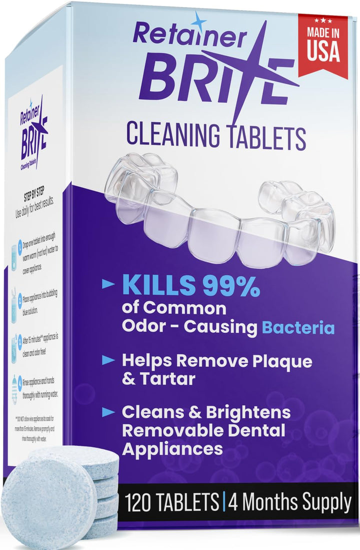 - Retainer Cleaner Tablets for Invisalign, Mouth Guard Cleaner, Night Guard Cleaner and More. Cleaning Tablets for Ultrasonic Cleaners. 120 Tablets - 4 Month Supply. Made in USA