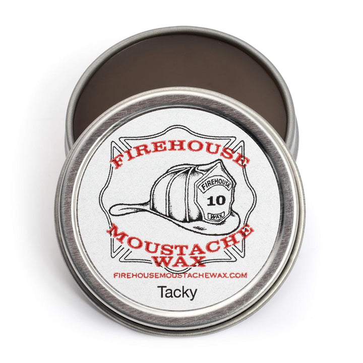 - Made in USA - for Beard & Mustache Shaping - All-Weather, Naturally Scented and Colored Beard Wax (WACKY TACKY, 1 Ounce Tin) - Handmade in Small Batches by John the Fireman