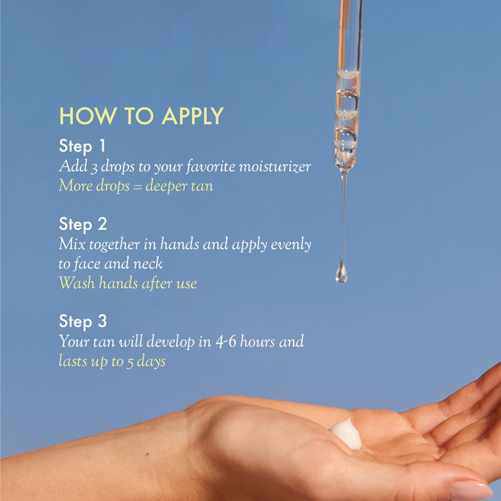 Isle of Paradise Self Tanning Face & Body Drops - Evens Skin Tone - Self Tanner Drops for Bronzed & Glowing Skin - Vegan and Cruelty Free - 30Ml