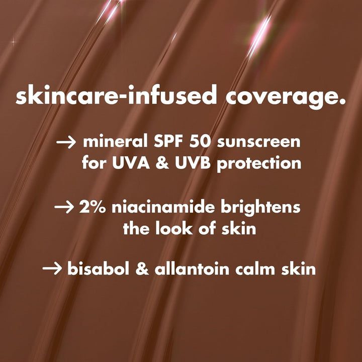 Halo Glow Skin Tint SPF 50, Tinted Moisturizer for Light, Buildable Coverage, Creates a Natural Glow, Vegan & Cruelty-Free, 4 Light Neutral
