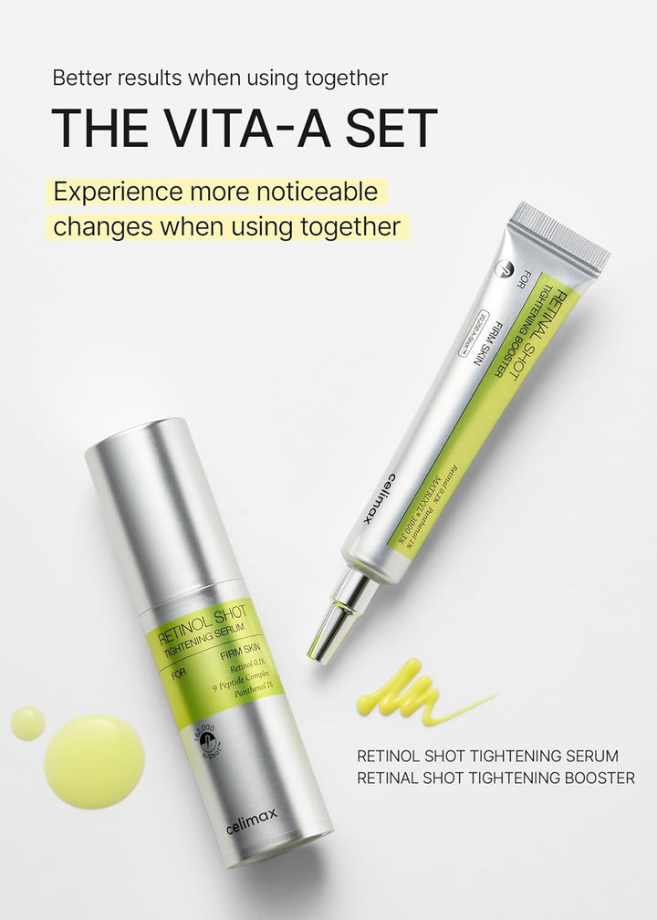 the Vita a Retinal Shot Tightening Booster | Pore Minimizer, Wrinkles & Fine Lines, Firmer Skin, 15Ml