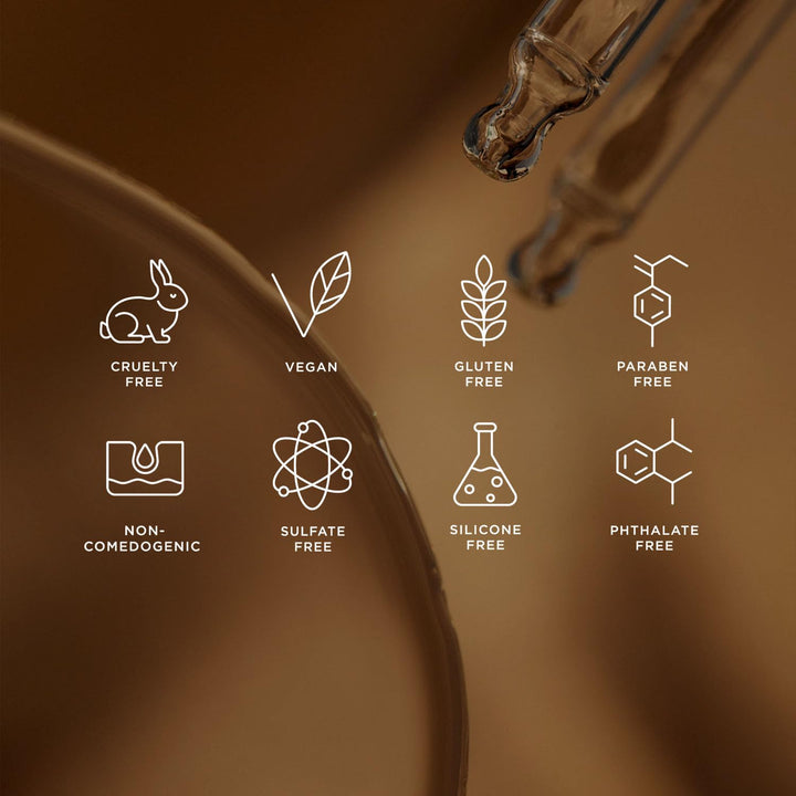 N°12 Face Tanning Drops - Non-Comedogenic Bronzing Drops for Face with Hyaluronic Acid, Vitamin E, & Passionfruit Oil - Fragrance Free, Cruelty Free, & Vegan Self Tanner