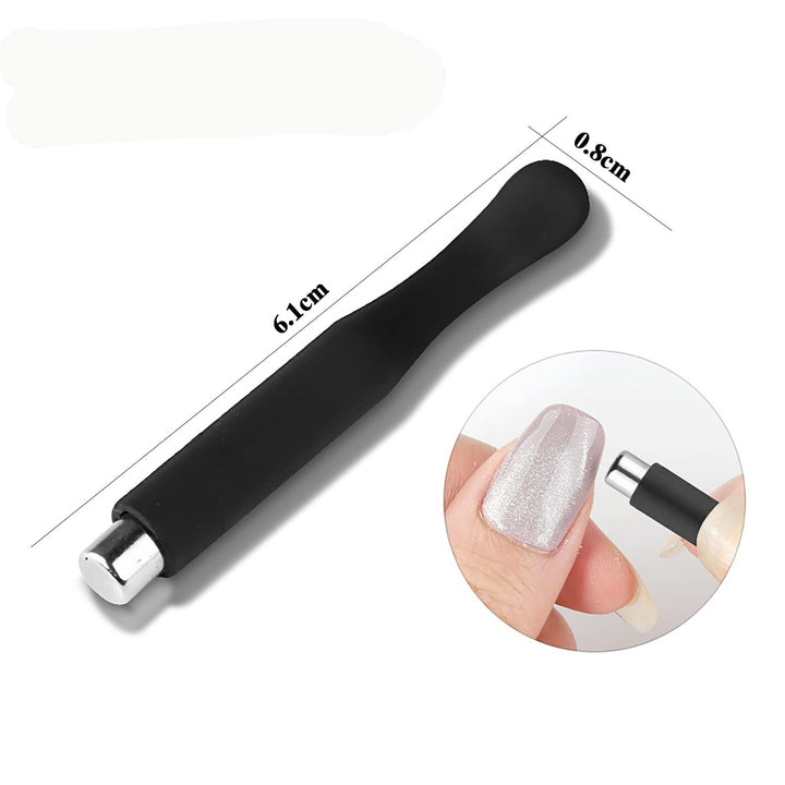 15Pcs Nail Magnet Set Cat Eye Gel Nail Polish Magnet Wand Magnetic Nail Polish Cat Eye Magnet for Nails Cat Eye Magnets Sticks Nail Design Tools Nail Art