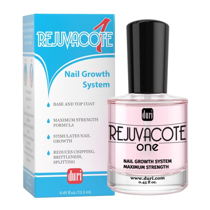 Rejuvacote 1 Original Maximum Strength Nail Growth System Base, Top Coat - Nails Hardening, Repair, Chipping, Strengthen, Breaking and Brittle Treatment, by  Cosmetics (Pack of 1)