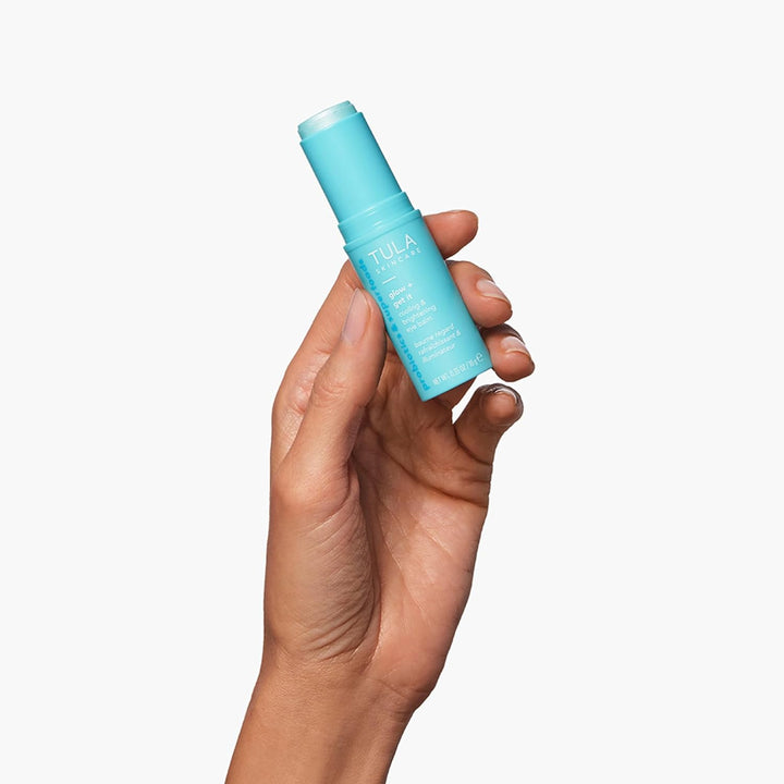 Skin Care Eye Balm Glow & Get It - Dark Circle Treatment, Instantly Hydrate and Brighten Undereye Area, Portable and Perfect to Use On-The-Go, 0.35 Oz.