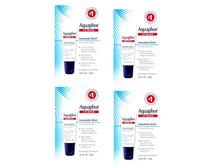 Lip Repair Ointment, Moisturizing Lip Balm Pack, Relieves Dryness, 0.35 Tube, Pack of 2