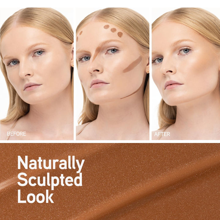 Butter Glow Contour Wand, Easy Application for Instant Definition, Luxuriously Nourishing & Creamy - Fair to Light