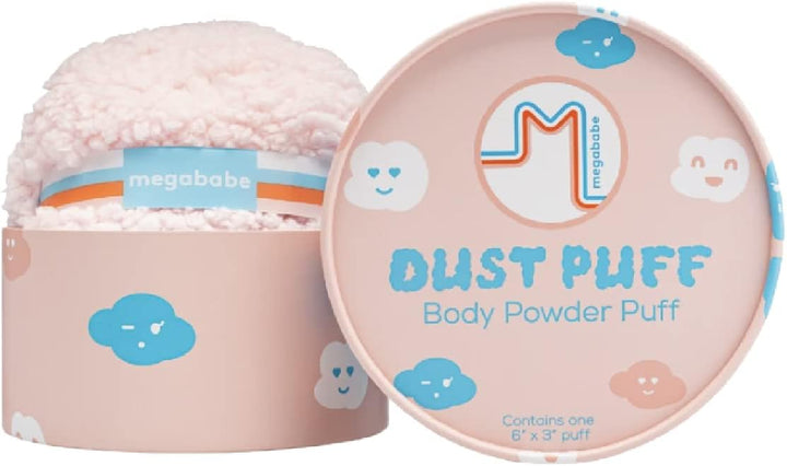 Body Powder Applicator - Dust Puff | Oversize (6” X 3”) Powder Puff | Powder Sold Separately