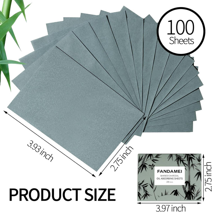 600 Counts Oil Blotting Sheets for Face, Blotting Paper for Oily Skin, Oil Control Film, Oil Absorbing Sheets for Face, Oil Absorbing Tissues, Oil Blotting Papers