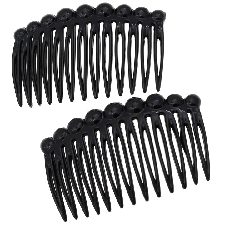 Paris CP33/2 French Hair Side Comb Small Tortoise Shell French Twist Hair Combs Decorative, Strong Hold Hair Clips for Women Bun Chignon Up-Do Styling Girls Hair Accessories, Made in France