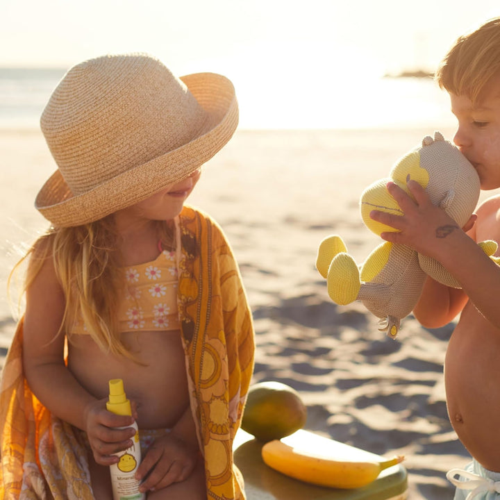 Baby Bum SPF 50 Sunscreen Spray - Mineral UVA/UVB Face and Body Protection for Sensitive Skin - Fragrance Free - Travel Size - 3 Oz