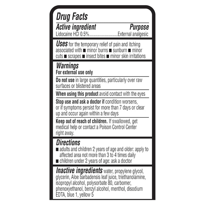 Sunburn Relief Gel with Aloe Vera, 8 Oz (Pack of 1) (Previously Solimo)