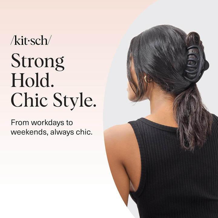 Octopus Claw Clips for Women - Cute & Stylish Hair Clips for Everyday Use, Octopus Claw Clip for Thick Hair | Ideal Gifts for Women - Black & Tortoise, 2Pcs