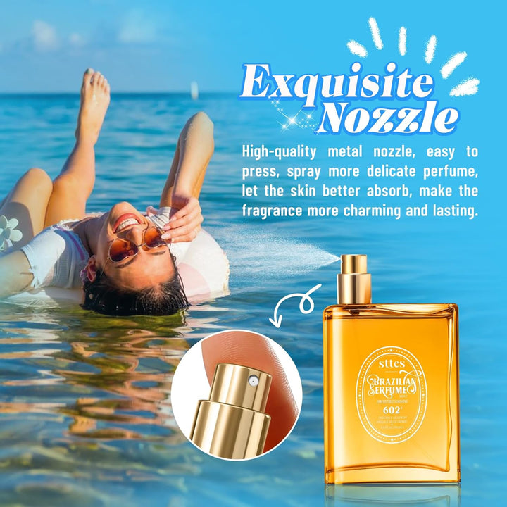 Perfume 602# (Irresistible Sunshine) - Eau De Perfume 100Ml (3.4Fl Oz) Vanilla Gourmet Tune (Caramel Vanilla Flavor)